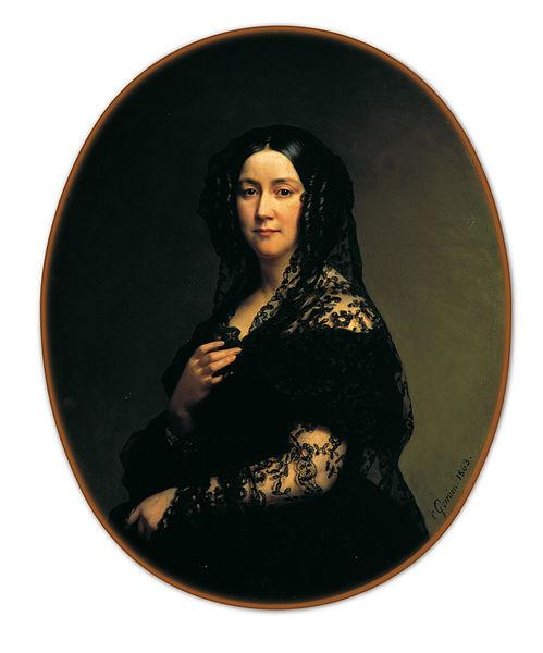 unknow artist Portrait de la Comtesse Adolphe de Rouge nee Marie de Saint-Georges de Verac